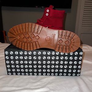 Red Timberland Boots